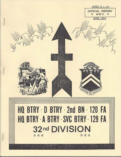 32nd Division History Books EPHEMERA, PHOTOGRAPHS & MILITARY ARTWORK