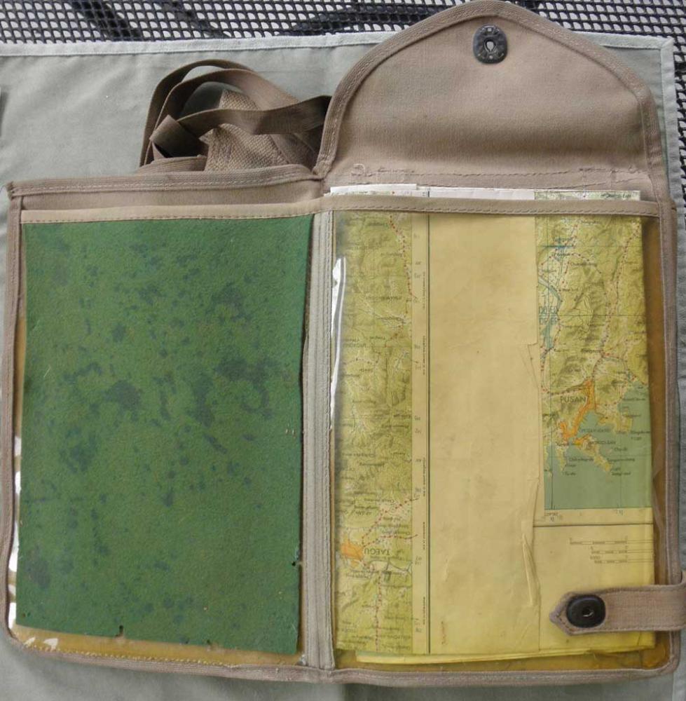 USMC Map Case WW2-Korean War - FIELD & PERSONAL GEAR SECTION