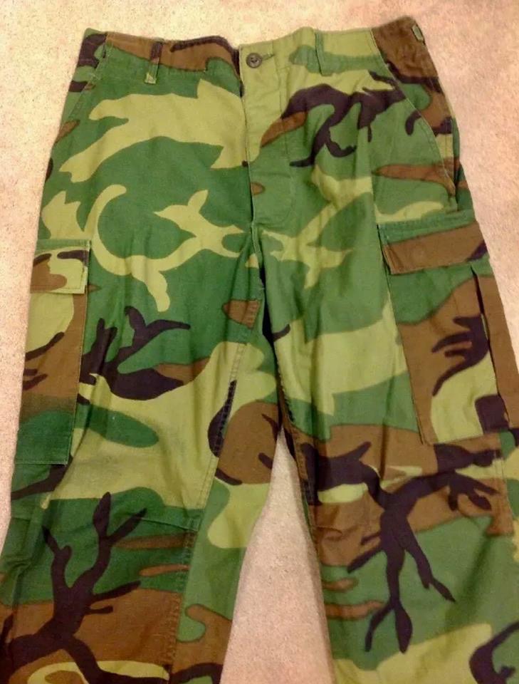 1975 woodland BDU pants Natick trials CAMOUFLAGE UNIFORMS U.S