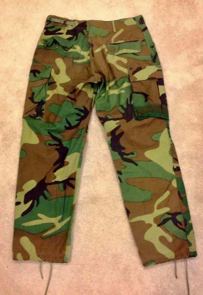 1975 woodland BDU pants Natick trials CAMOUFLAGE UNIFORMS U.S