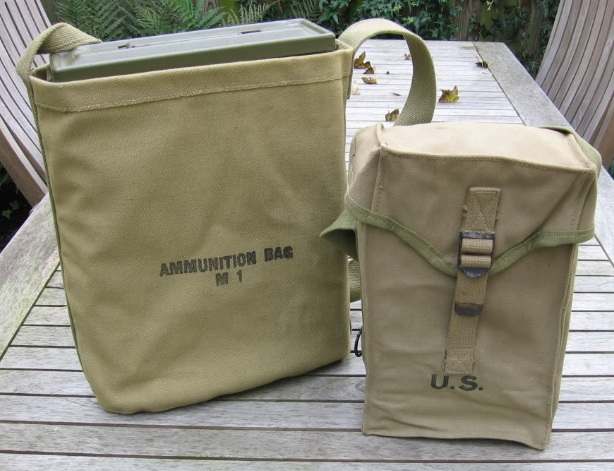 WWII M1 Ammunition Bag, Transitional- Made In USA ATF, 42% OFF