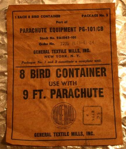PG - 106C/B Pigeon vest - FIELD & PERSONAL GEAR SECTION - U.S ...