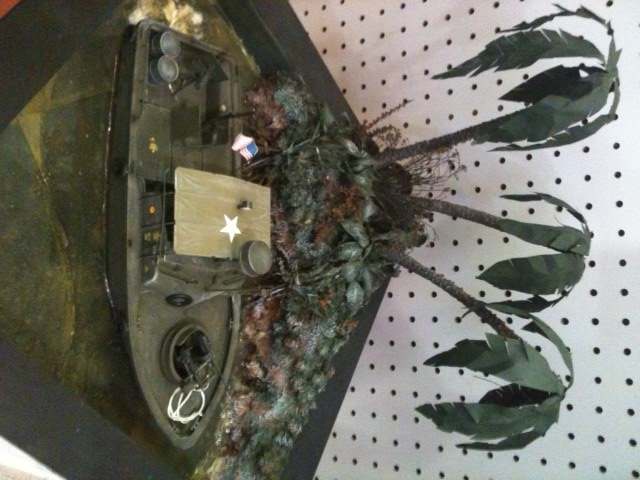 Vietnam war river patrol boat diorama - MODELING - U.S. Militaria