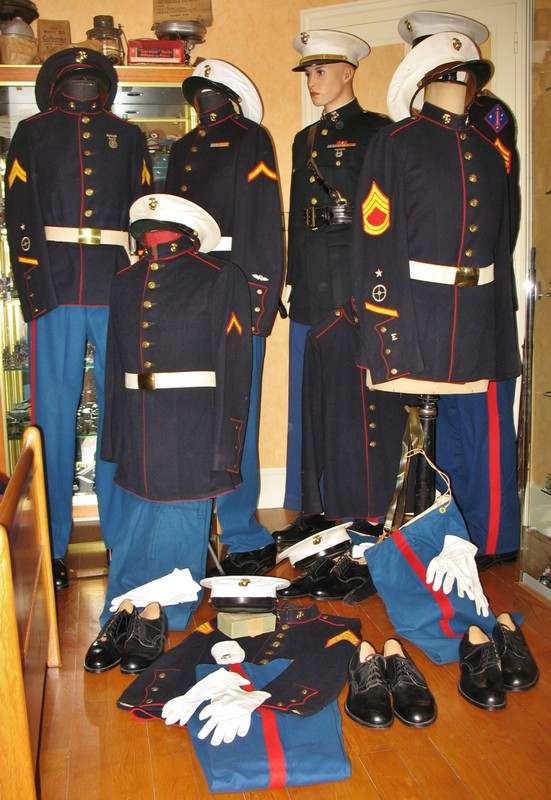 My pre-WW2 and WW2 USMC dress blue uniforms collection - UNIFORMS - U.S.  Militaria Forum