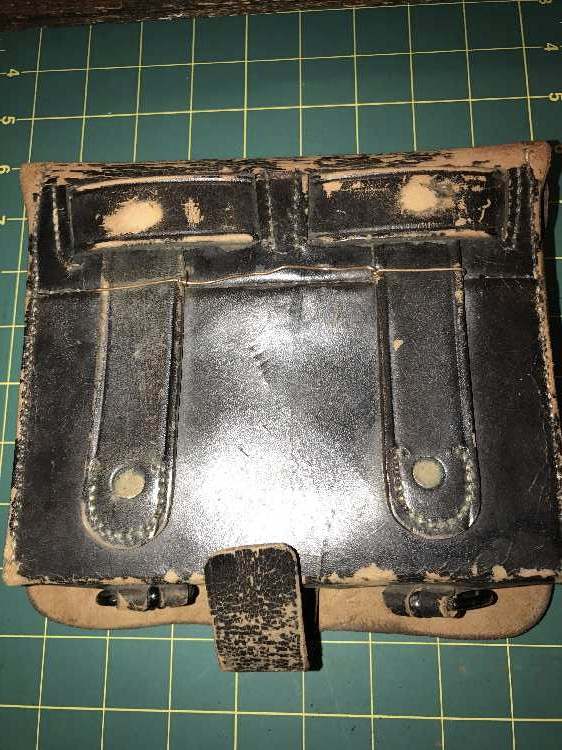Civil war or Pre civil war ammo pouch - (1861-1865) AMERICAN CIVIL WAR