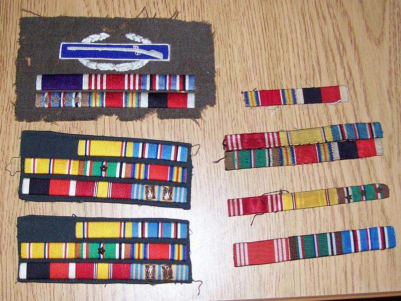 Tailor Made and SewOn Ribbon Bars RIBBON BARS U.S. Militaria Forum