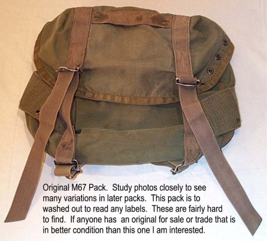 M1967 Nylon Butt Packs and later versions - FIELD & PERSONAL GEAR