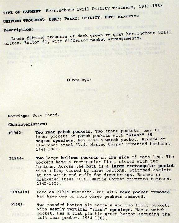 USMC Museum Uniform Catalog UNIFORMS U.S. Militaria Forum