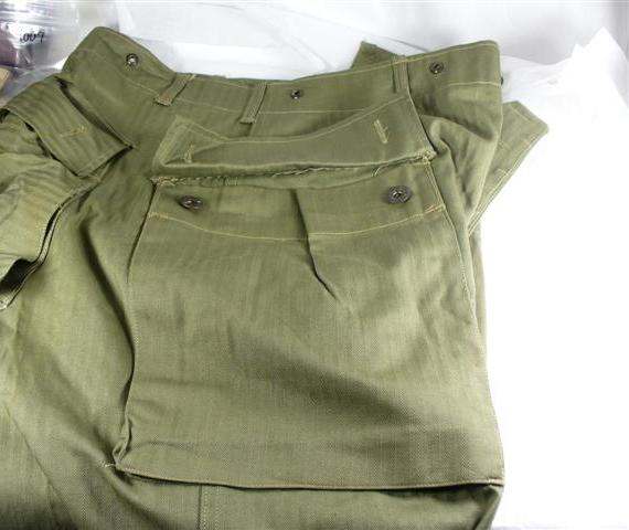 USMC P1941 P1944 HBT Utility Trousers - UNIFORMS - U.S.