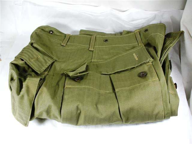 USMC P1941 P1944 HBT Utility Trousers - UNIFORMS - U.S.