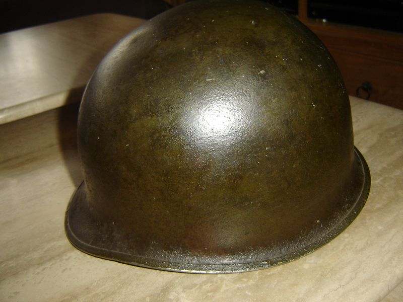 M1 helmet with name and serial number M1; M1C & M2 HELMETS U.S