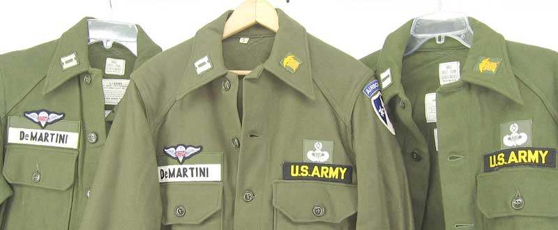 Army shirt w/ rigger, airborne, master parachute, - UNIFORMS - U.S ...