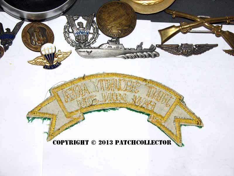 Korean made Pan Mun Jom Joint Security Area scroll - ARMY