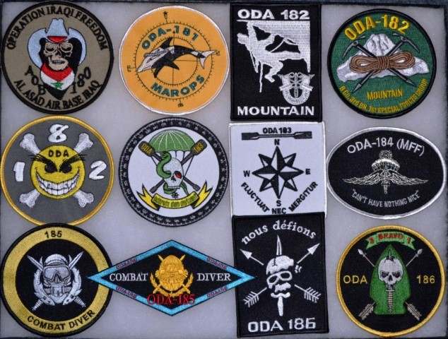 Modern era US Special Forces ODA & Team Pocket Patches - ARMY AND USAAF ...
