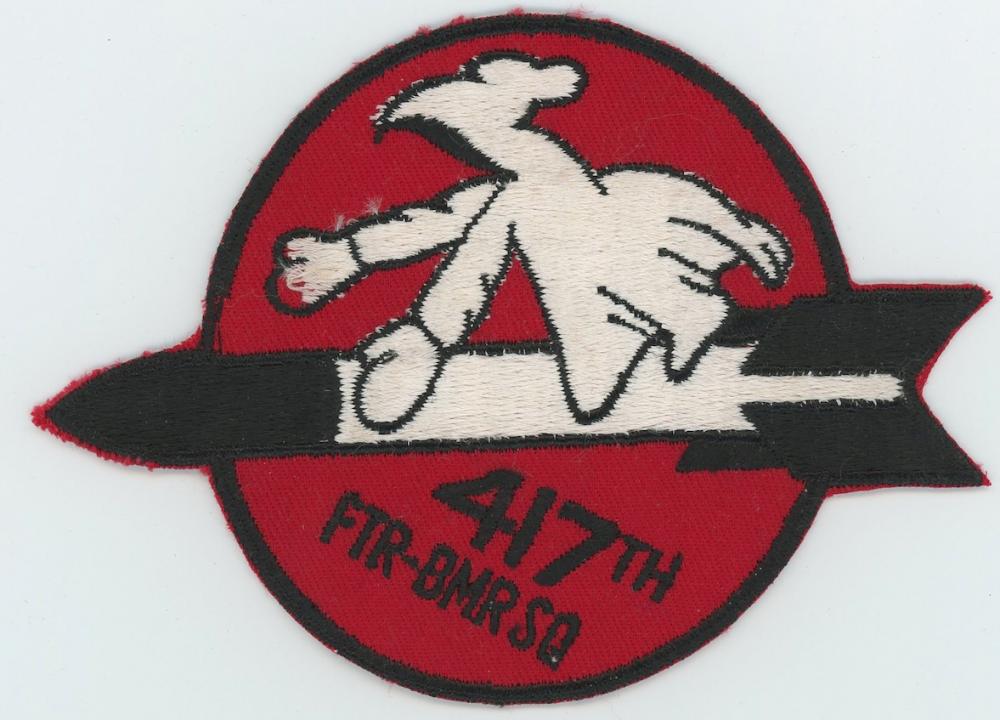 417th Fighter Bomber Squadron patch 1953-1958 - AIR FORCE