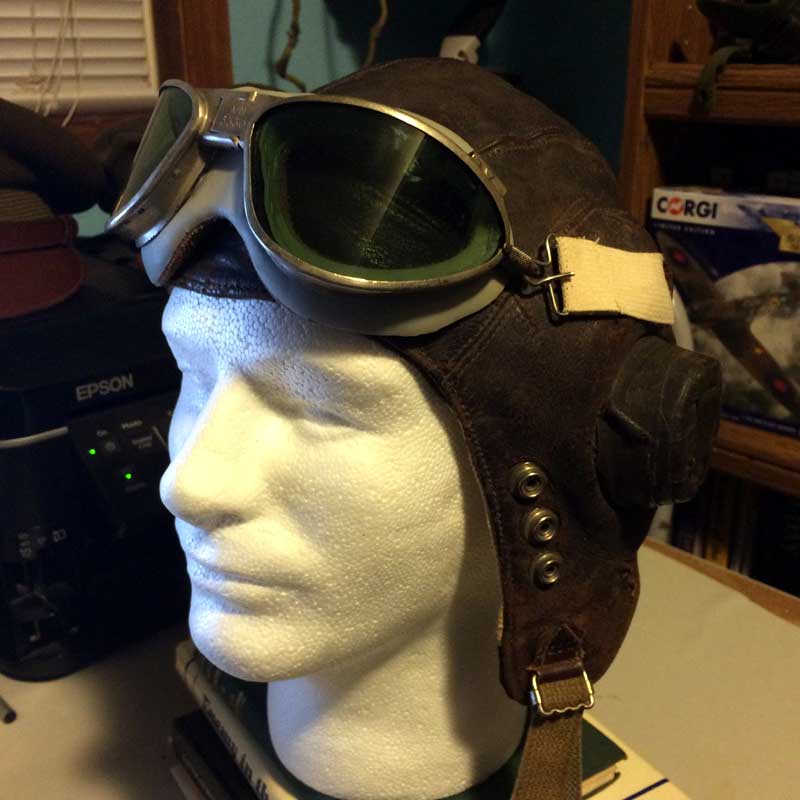 Some of my WWII AAF flying helmets - FLYING HELMETS AND