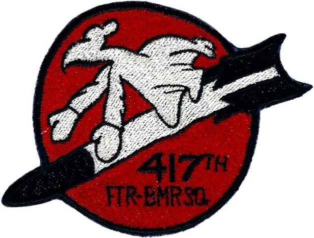 417th Fighter Bomber Squadron patch 1953-1958 - AIR FORCE