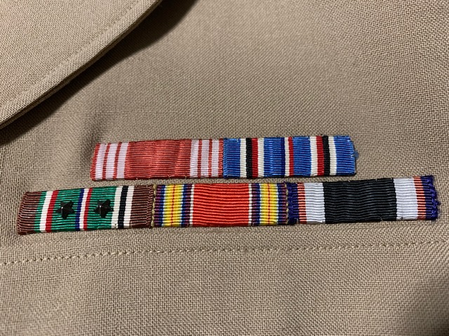 Embroidered ribbon rack with an interesting twist - MEDALS ...