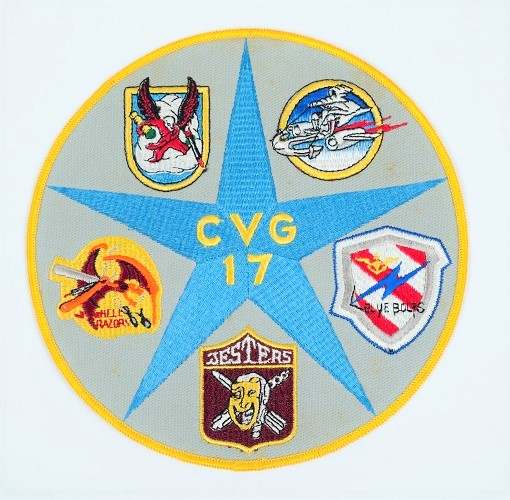 Squadron Patches USS WASP 1953-1954 World Cruise CVG-17