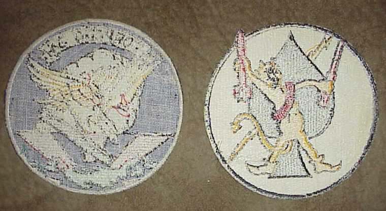 WWII - KOREA US Navy Squadron Patch group to one man - NAVY, COAST
