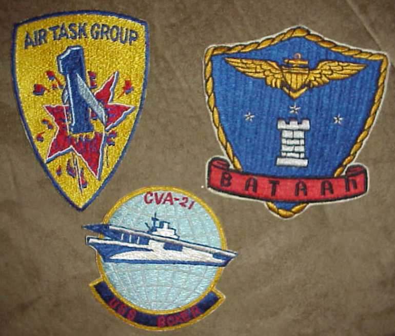 WWII - KOREA US Navy Squadron Patch group to one man - NAVY, COAST