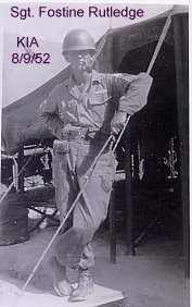 Korean war KIA grouping to Fostine R. Rutledge - ATTRIBUTED MEDAL ...