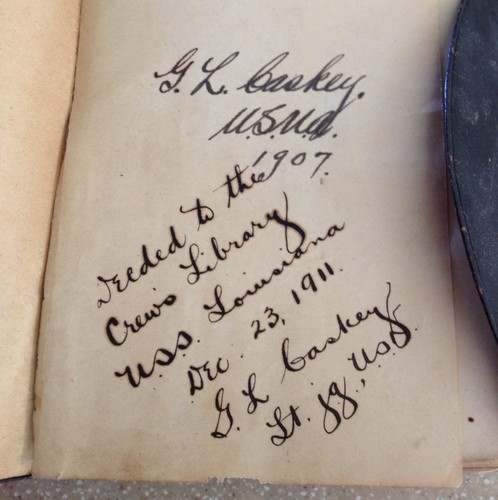 1904 US Navy Bluejackets Manual Named USS Louisiana on eBay - EPHEMERA