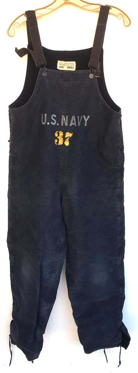 WW2 U.S.NAVY Blue N-1 Deck Bib
