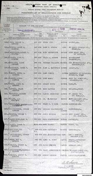 A Kentucky Farm Boy “Over There” in WW1 - GROUPINGS PAGE - U.S ...