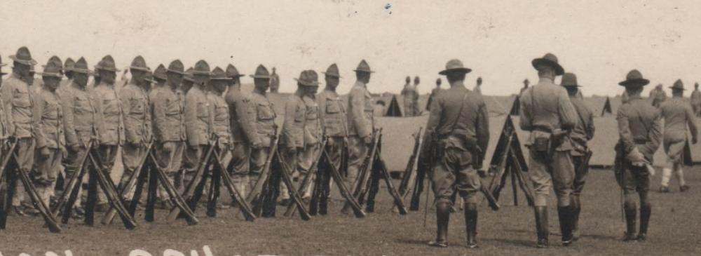 1st Infantry Regiment muster and field inspection 1914 001.jpg