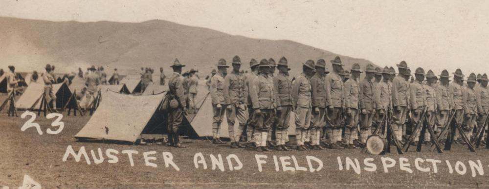 1st Infantry Regiment muster and field inspection 1914 004.jpg