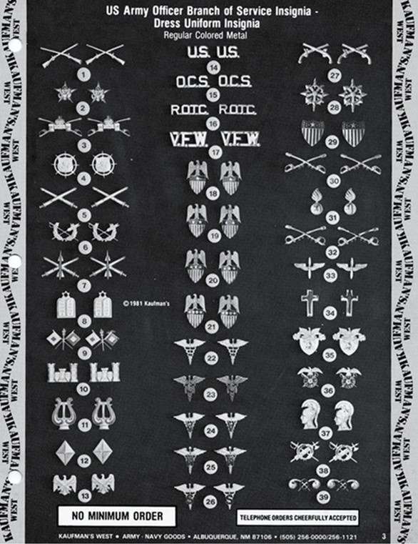 1981 "Kaufmans West" Army & Navy Surplus catalogue EPHEMERA