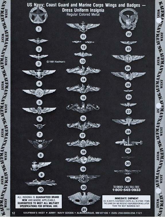 1981 "Kaufmans West" Army & Navy Surplus catalogue Page 2 EPHEMERA