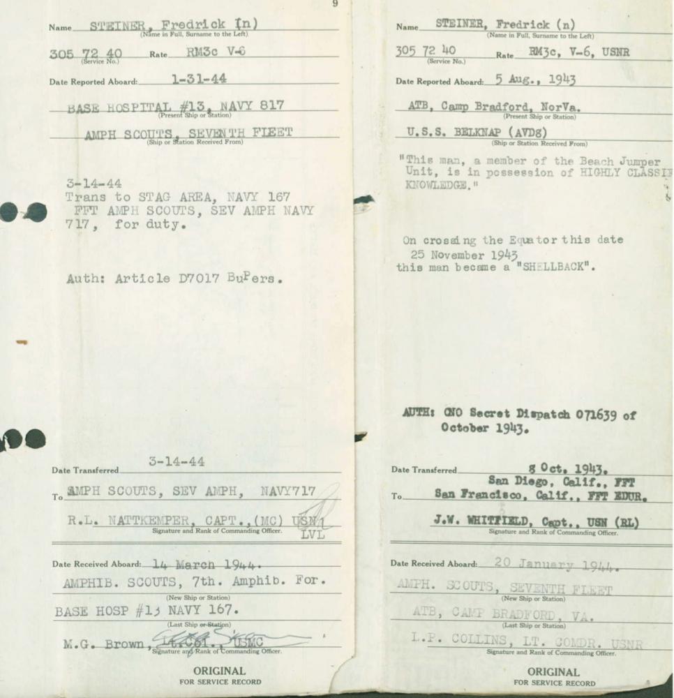 M1 Helmet WWII Navy Beach Jumper Unit 2 Page 2 M1; M1C & M2