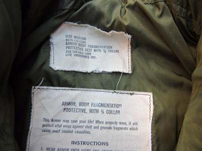 My Vietnam war infantry flak vests. - FIELD & PERSONAL GEAR SECTION - U ...