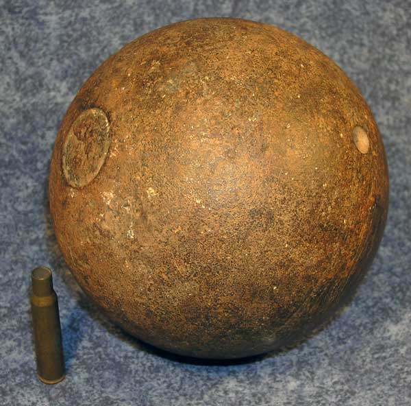 12 Pound Cannon Ball 1861 1865 AMERICAN CIVIL WAR The War 12-pound-cannon-ball-1861-1865-american-civil-war-the-war