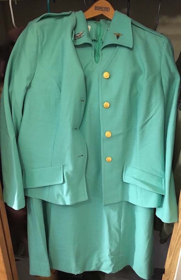 Wanting Info. Woman's Army Summer Green Knit Dress UNIFORMS U.S