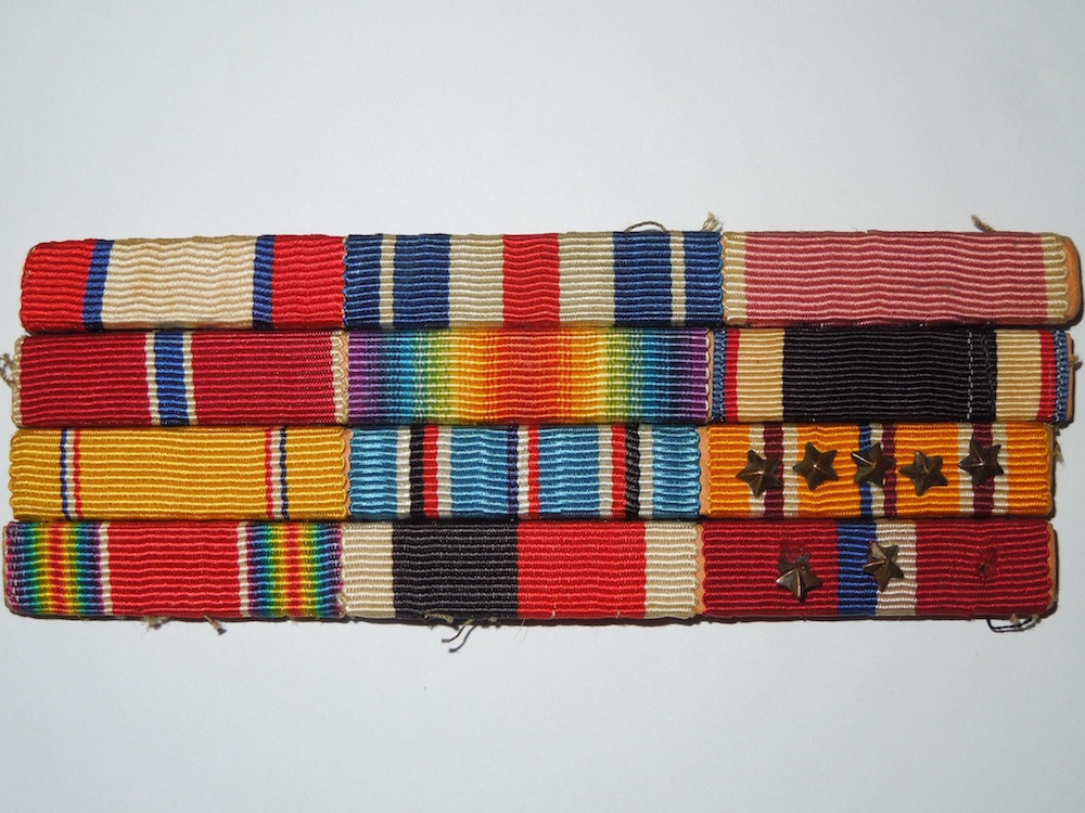 WWII Brigadier General's Ribbon Rack- Identified! - MEDALS ...