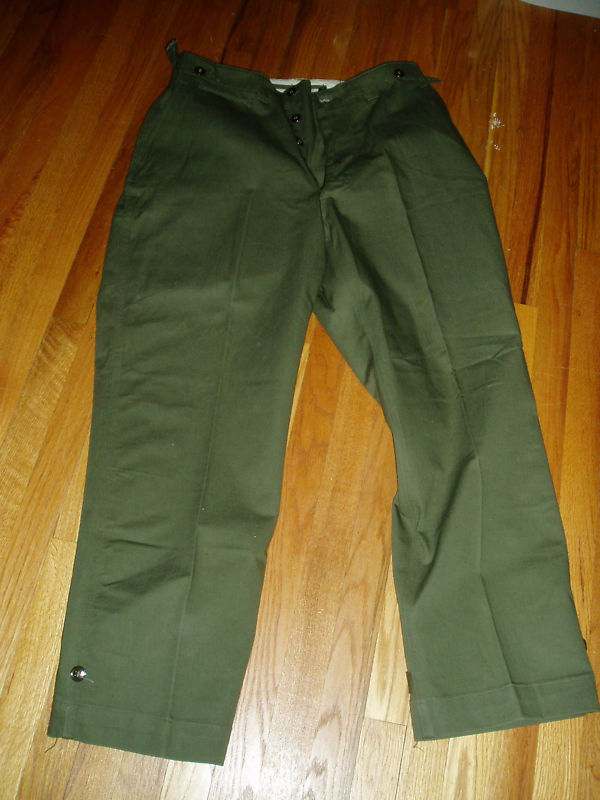 A Pristine Pair of WWII M1943 Pants off of EPay - UNIFORMS - U.S ...