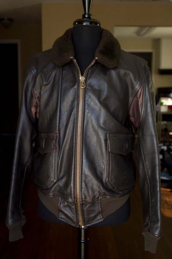 Avirex G-1 Leather Flight Jacket - FLIGHT CLOTHING - U.S.