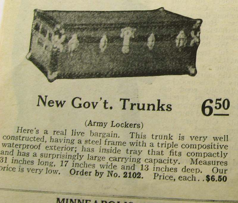 1923 surplus catalog Minneapolis Army Navy Store EPHEMERA