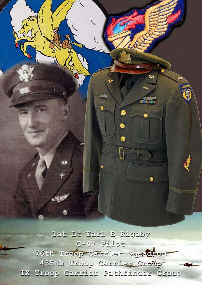 1st Lt Earl Rigsby, C-47 pilot 76th Troop Carrier Squadron