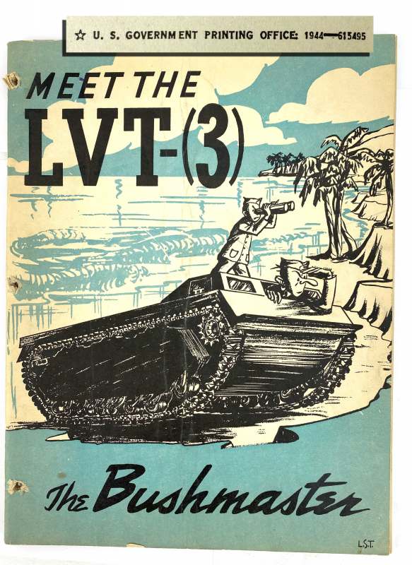 LVT-1 Vehículo de aterrizaje rastreado American WW2 Diagrama Bolsa de mano