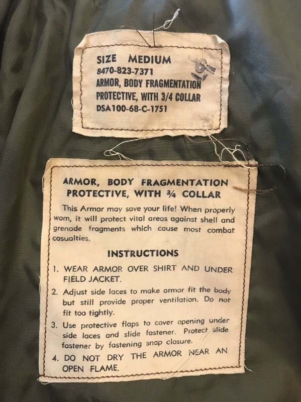 Particular M69 Flak Vest without stiffeners - BODY ARMOR