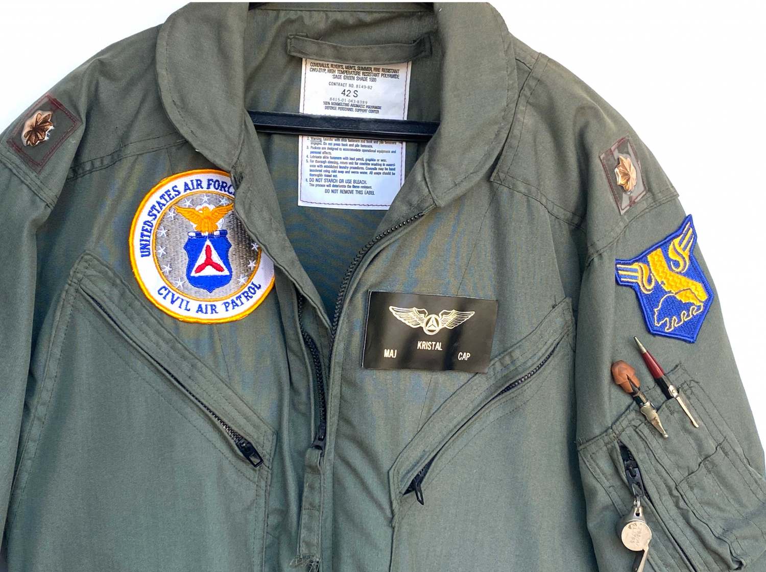 Civil Air Patrol California Wing flight suit - FLIGHT CLOTHING - U.S ...