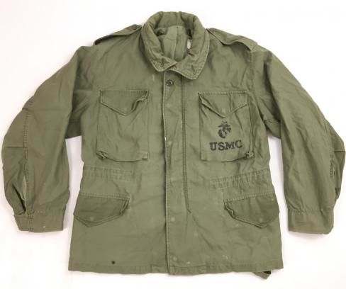 USMC Stenciled M43 Field Jacket - UNIFORMS - U.S. Militaria