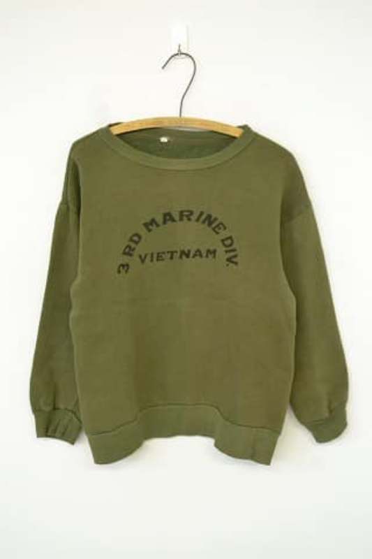 トップス 50s- 60s vintage Sweat USMC Vintage 50s 60s USMC Marine Corps Embroidered Sweatshirt