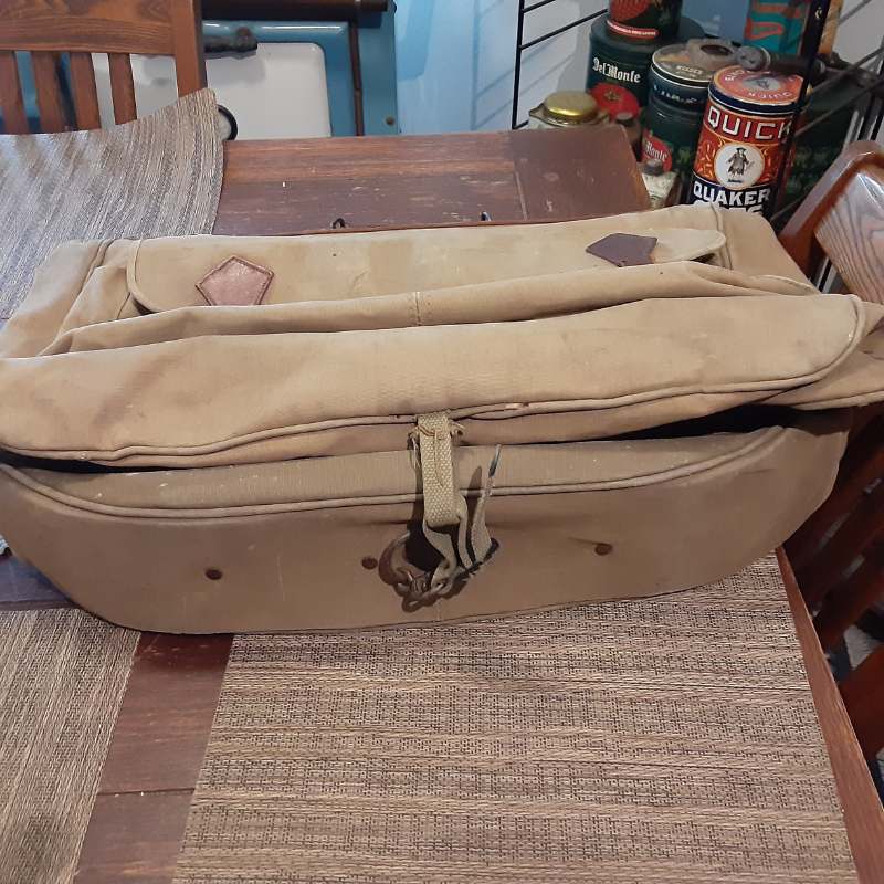個人装備 Special ww2 USMC Officer Garment bag Rarer 1943 Dated WWII Named Sergeant US Marine USMC Garment