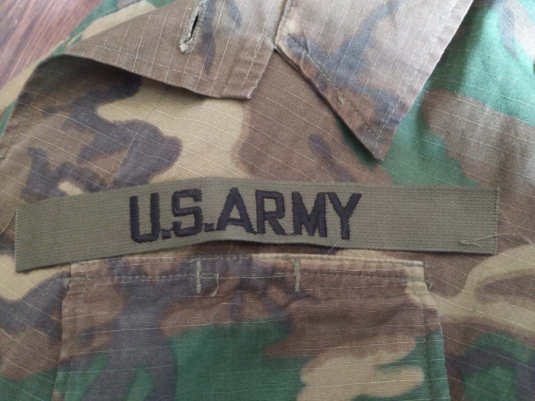 ERDL Jacket and tape badge questions - CAMOUFLAGE UNIFORMS - U.S ...