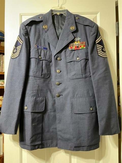 USAF Enlisted Service Dress jacket, prior service WW2 Infantryman ...